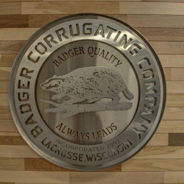 Badger Corrugating Steel Emblem